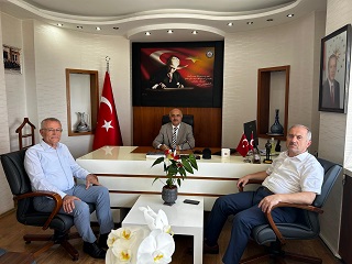 Orhangazi Kaymakamından Kaymakamımızı Ziyaret