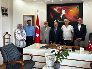 Giresunlular Dernek Başkanı Halil ATAŞ ve yönetimi kaymakamımızı ziyarete bulundular